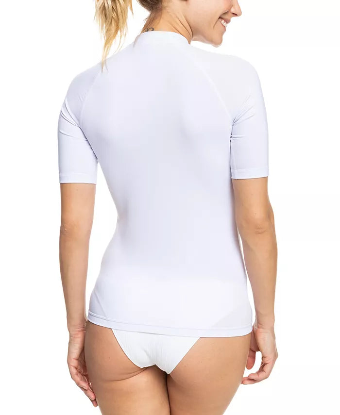 Roxy Juniors' Whole Hearted Short Sleeve Rash Guard