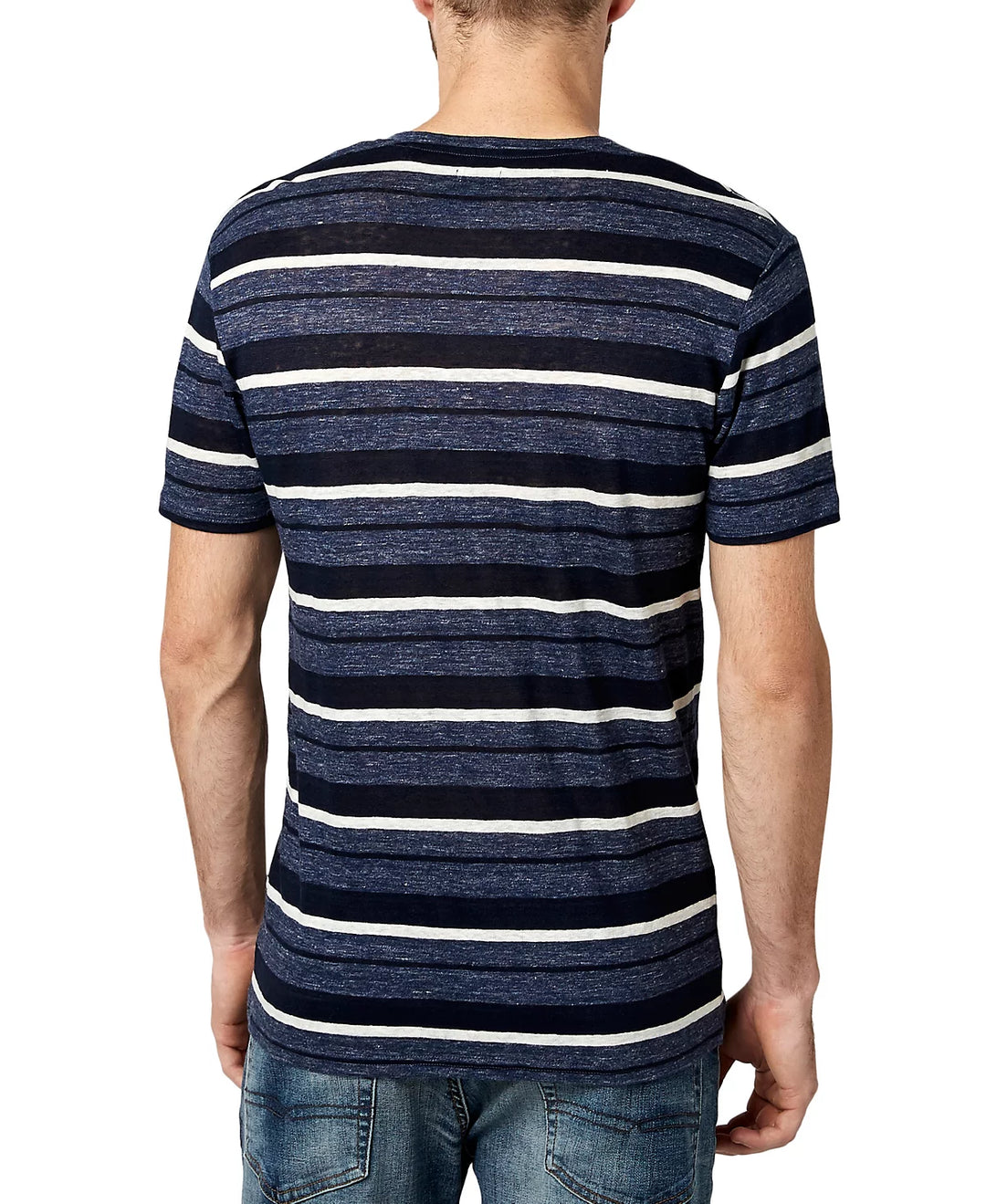 Buffalo David Bitton MEN Striped Kaleef Henley T-shirt