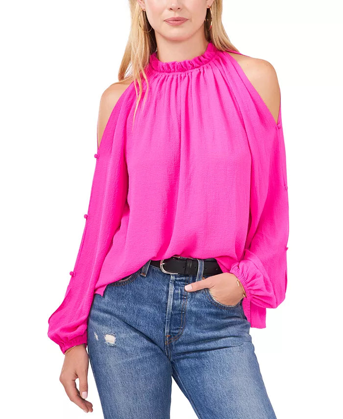 VINCE CAMUTO Cold Shoulder Top