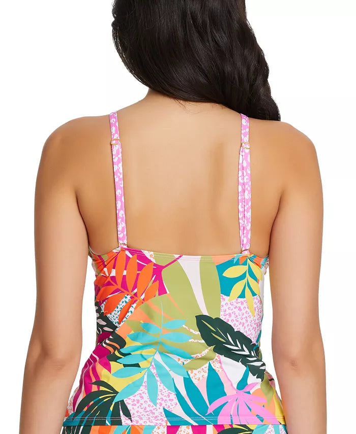 Bleu by Rod Beattie Wild at Heart High-Neck Tankini Top