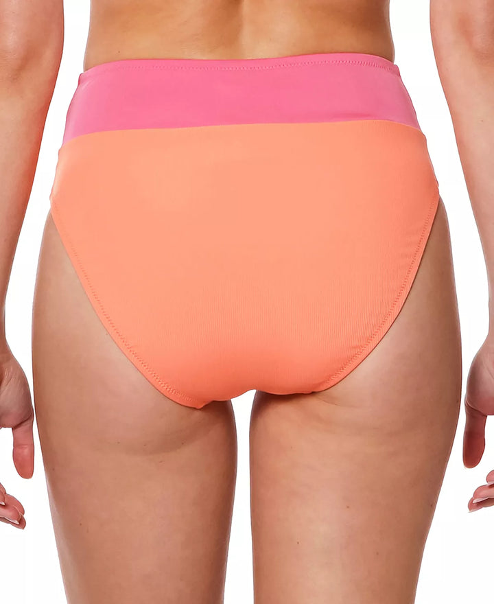 Sanctuary Block Party High-Waist Swim Bottoms