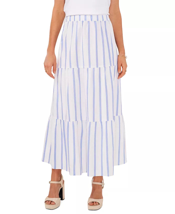 Vince Camuto Siesta Stripe Tiered Skirt