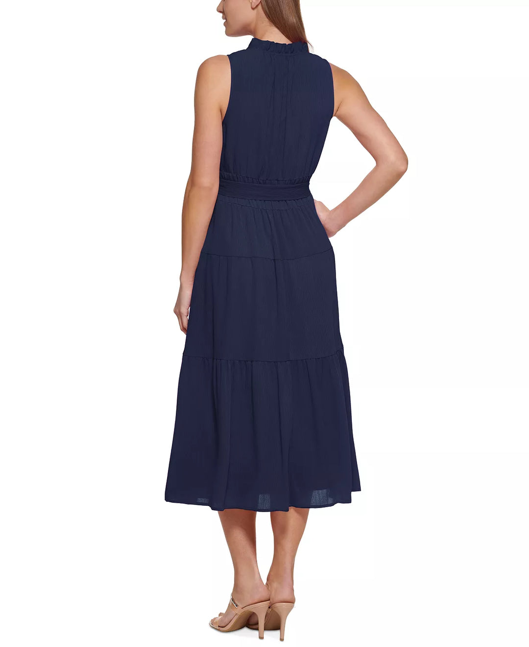 DKNY Tiered Midi Dress