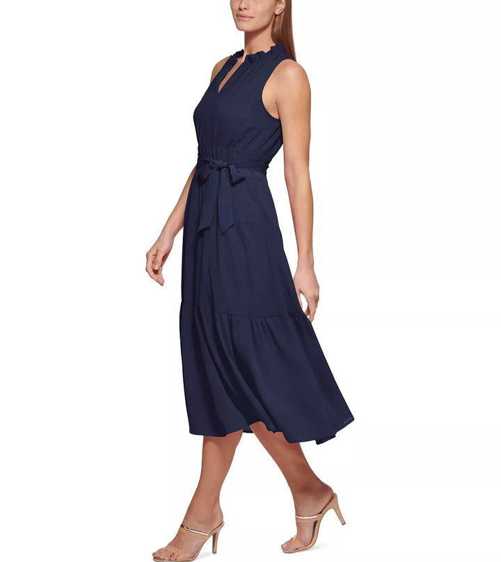 DKNY Tiered Midi Dress