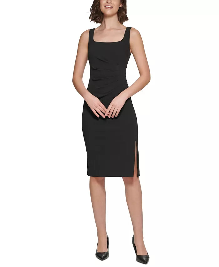 Karl Lagerfeld Paris Ruched Sheath Dress