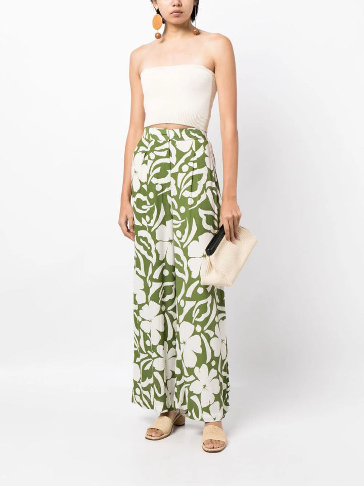 Faithfull the Brand Felicity Floral-print Palazzo Pants