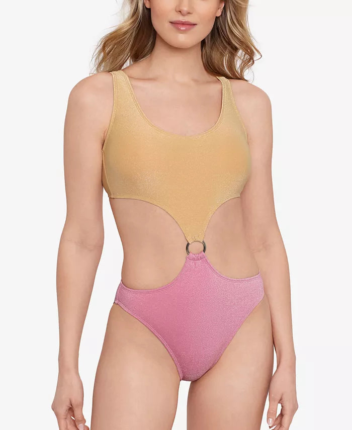 Salt + Cove Juniors' Precious One-Piece Monokini Swimsuit