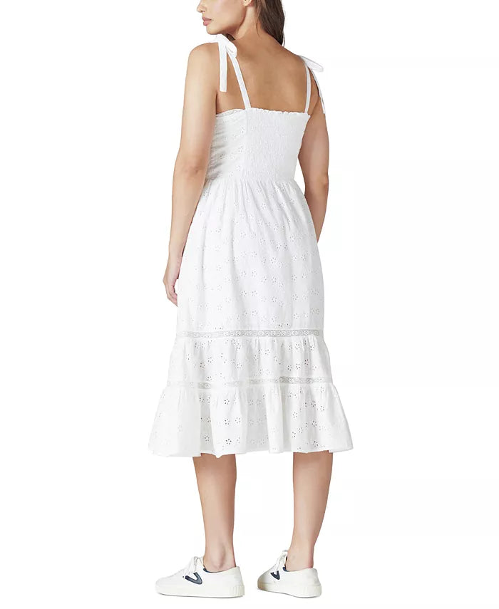 Lucky Brand Sleeveless Corset Midi Dress