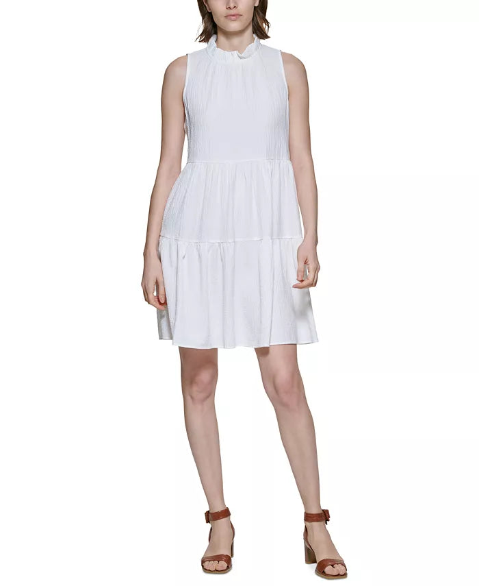 Calvin Klein Women's Sleeveless Tiered Dress