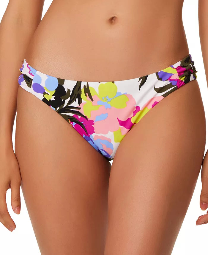 Bar III Paradise Garden Tab-Side Hipster Bikini Bottoms