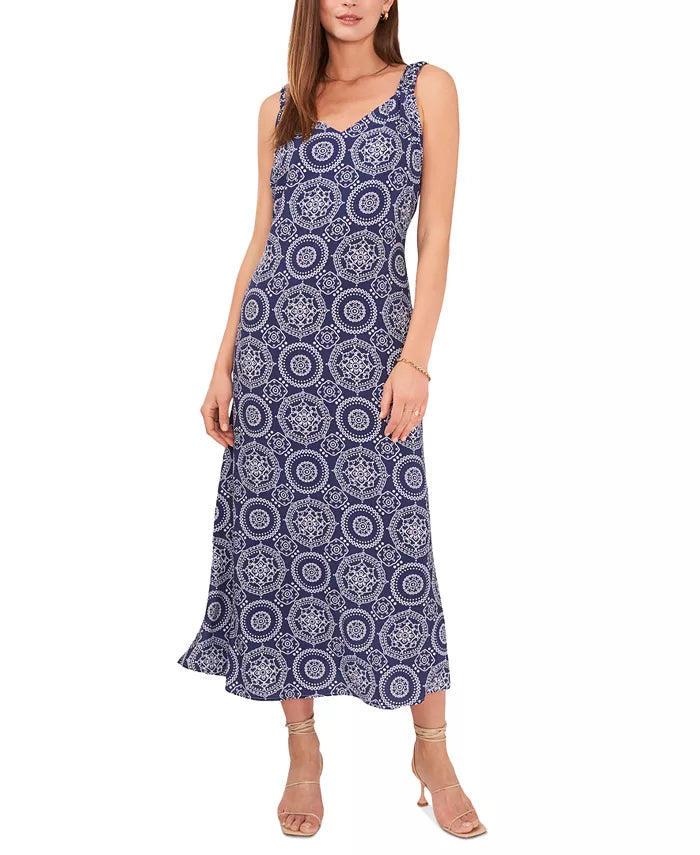 Vince Camuto Women's Printed Sleeveless Midi Dress