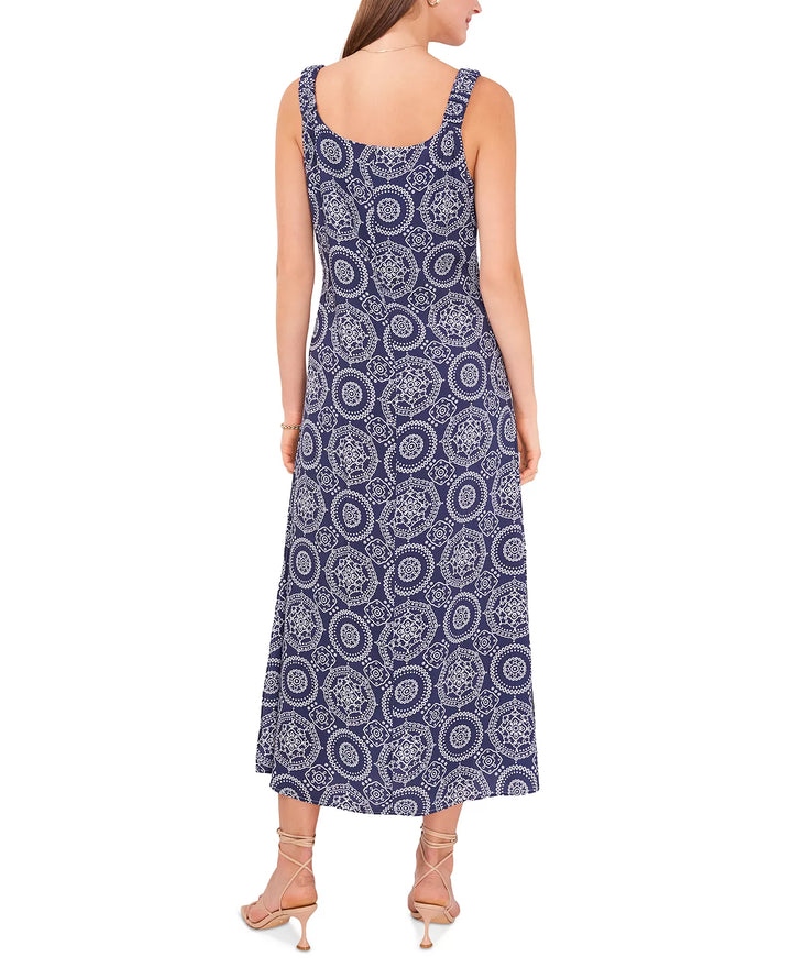 Vince Camuto Women's Printed Sleeveless Midi Dress