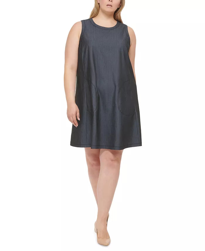 Calvin Klein Denim Shift Dress