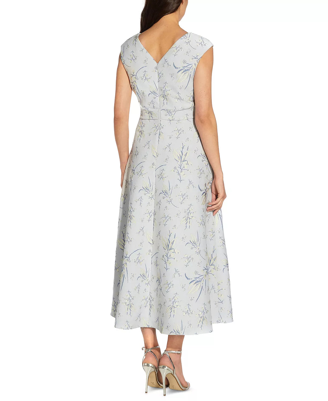 Adrianna Papell Jacquard Fit & Flare Dress