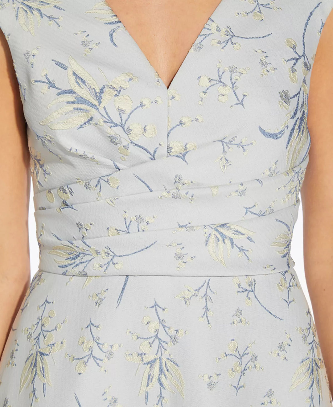 Adrianna Papell Jacquard Fit & Flare Dress