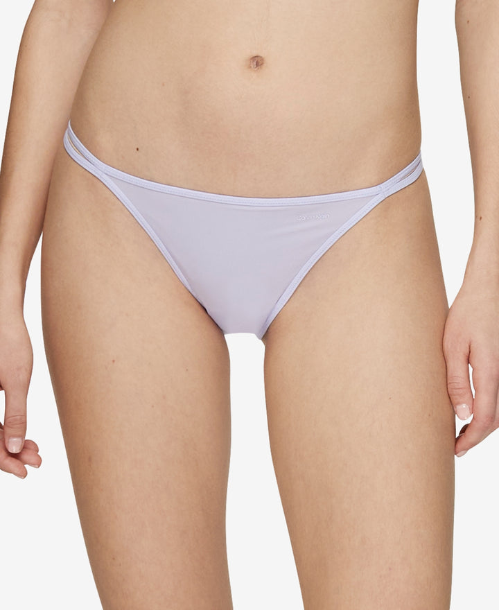 Calvin Klein Sheer Marquisette Strappy Tanga