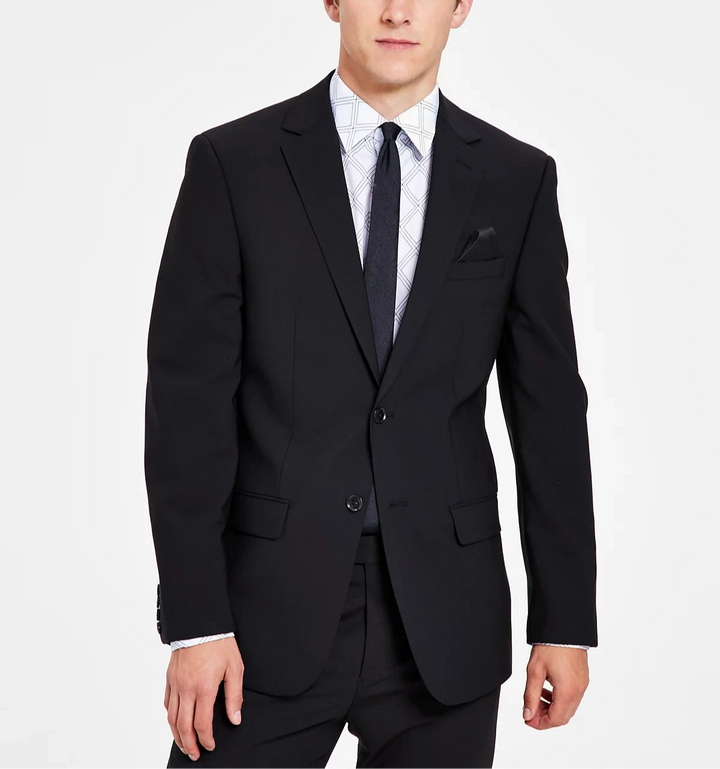 Bar III Men's Skinny Fit Wrinkle-Resistant Wool-Blend Suit Separate Jacket