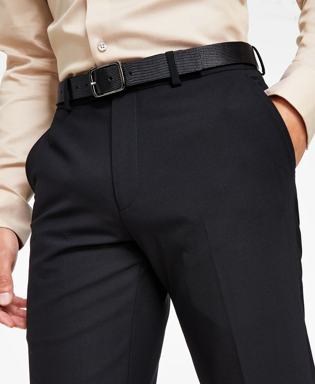 Bar III Men's Slim-Fit Wool Suit Pants