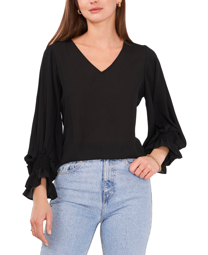 Vince Camuto Ruffled-Sleeve Blouse