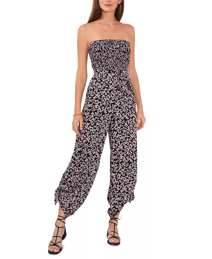 1.STATE Printed Cover-Up Jumpsuit