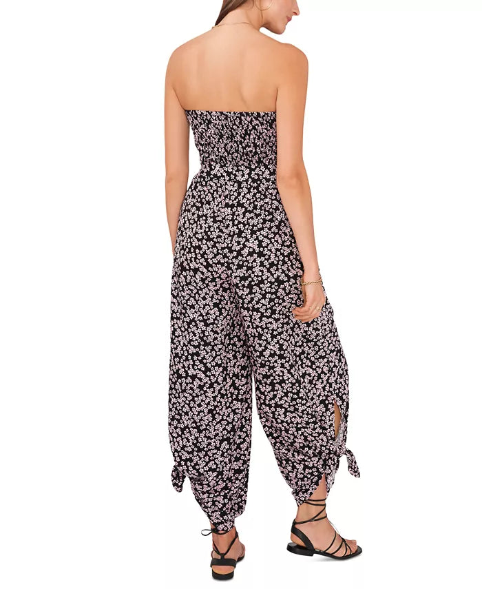 1.STATE Printed Cover-Up Jumpsuit