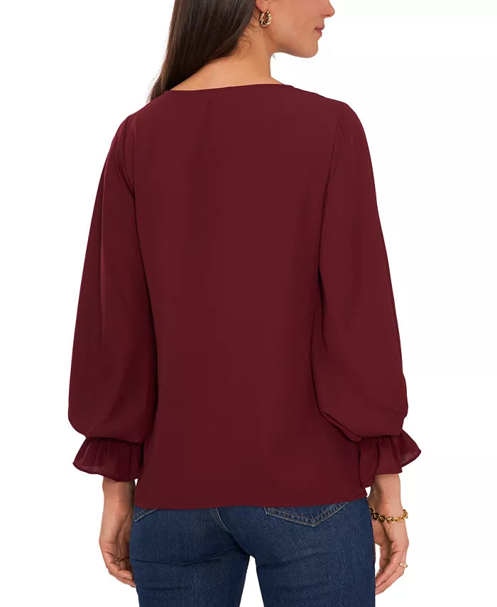 Vince Camuto Women's Ruffled-Sleeve Blouse