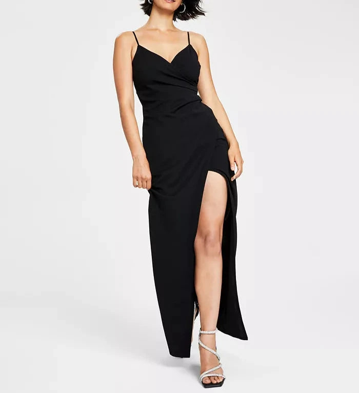 Emerald Sundae High-Slit Gown