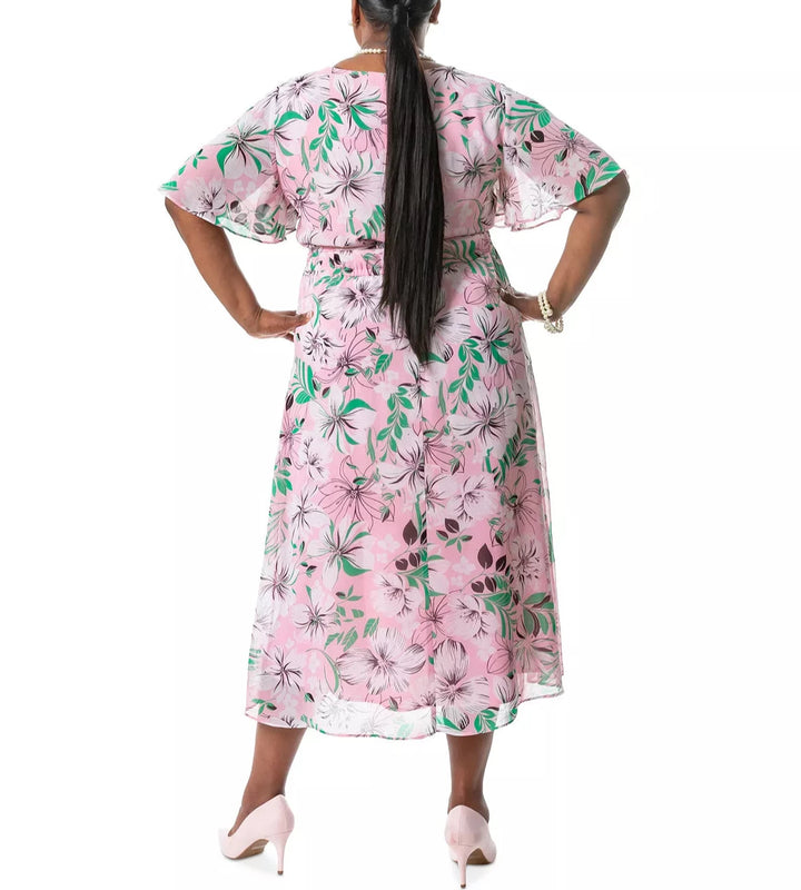 Kasper Julia Floral-Print A-Line Dress