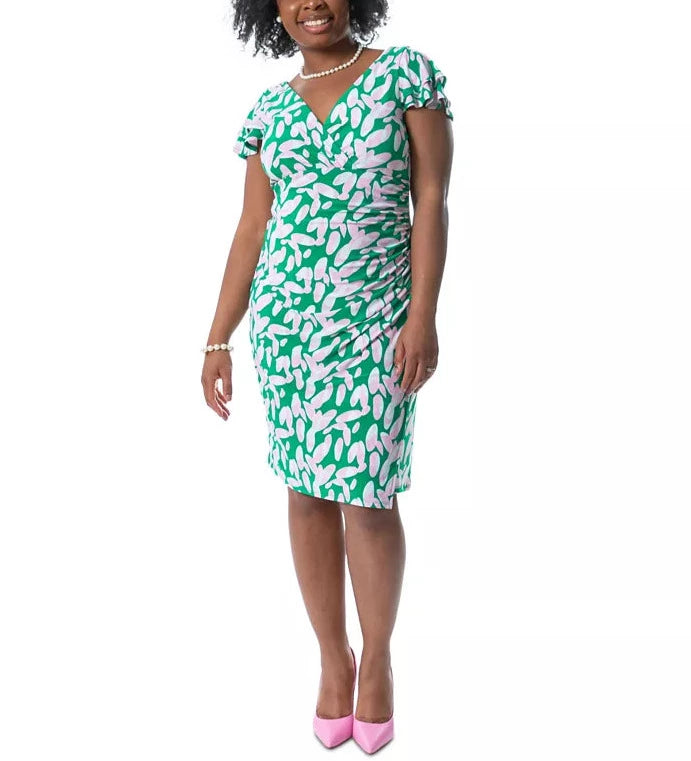 KASPER Printed Sheath Dress
