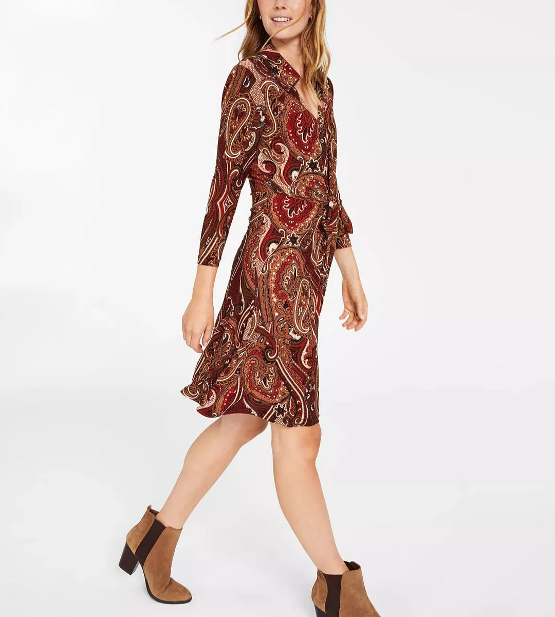 Tommy Hilfiger Paisley-Print Shirtdress