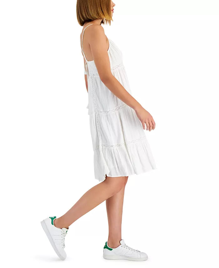 Lucky Brand Lace Tiered Mini Dress