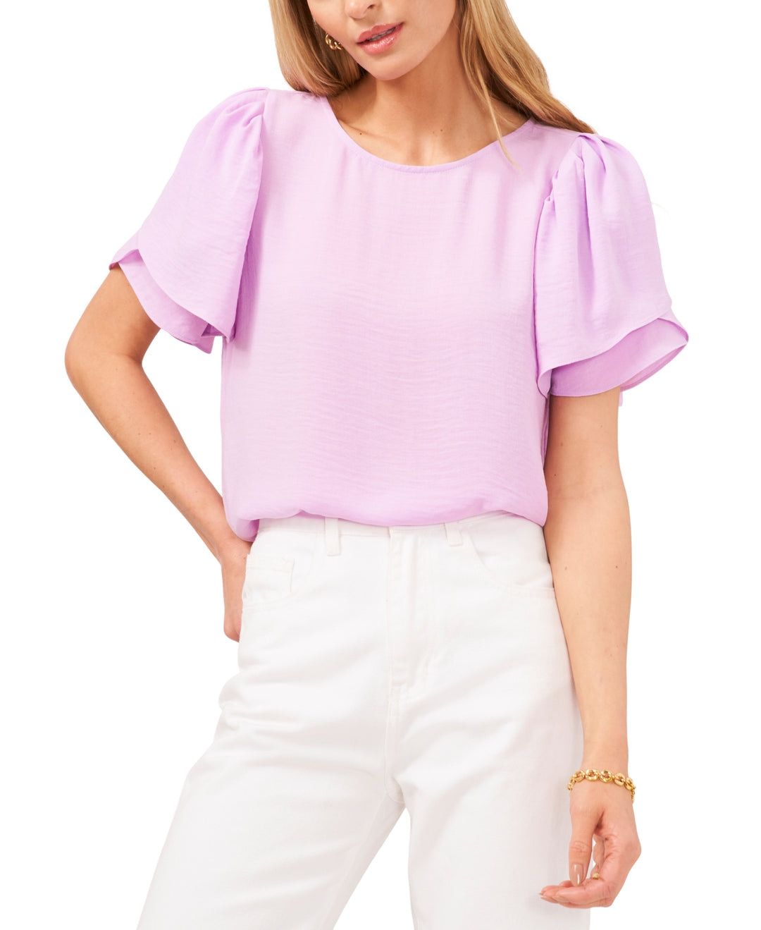 Vince Camuto Tulip-Sleeve Top