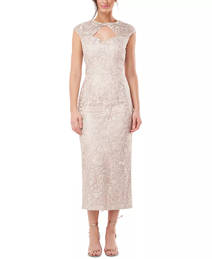 JS Collections Daniela Lace Midi Dress