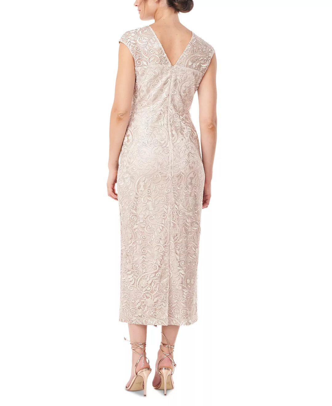 JS Collections Daniela Lace Midi Dress