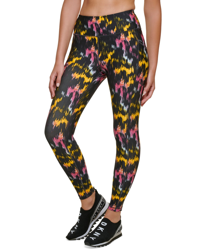 DKNY Printed High-Waist 7/8 Leggings