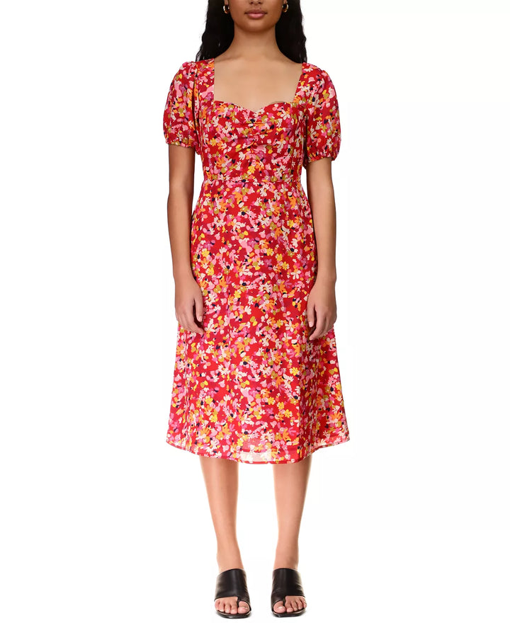 Sanctuary Sweetheart Neck Midi Dress