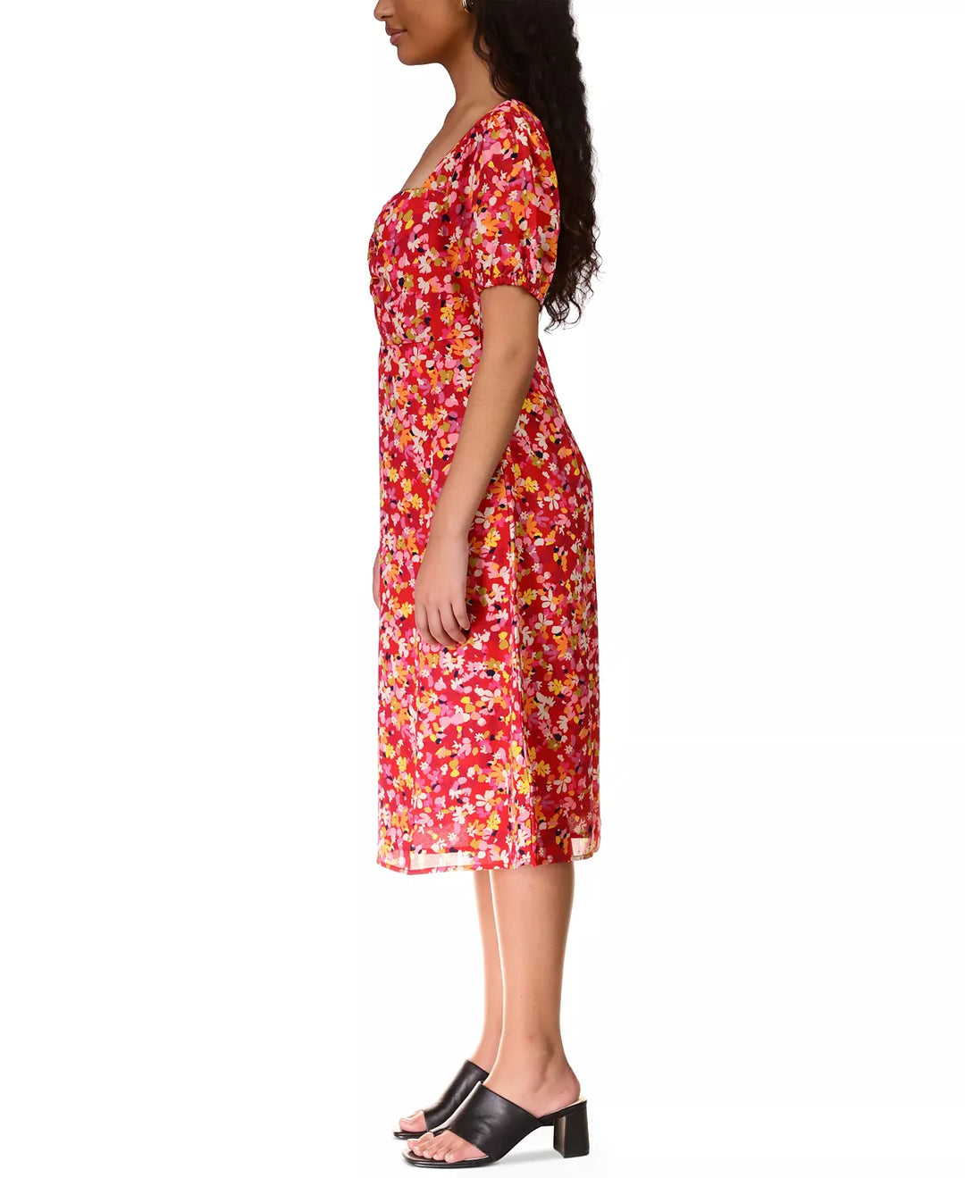 Sanctuary Sweetheart Neck Midi Dress