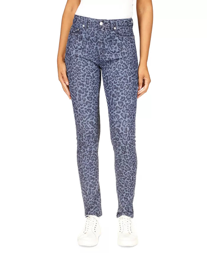 MICHAEL KORS Selma High Rise Straight Skinny Jeans