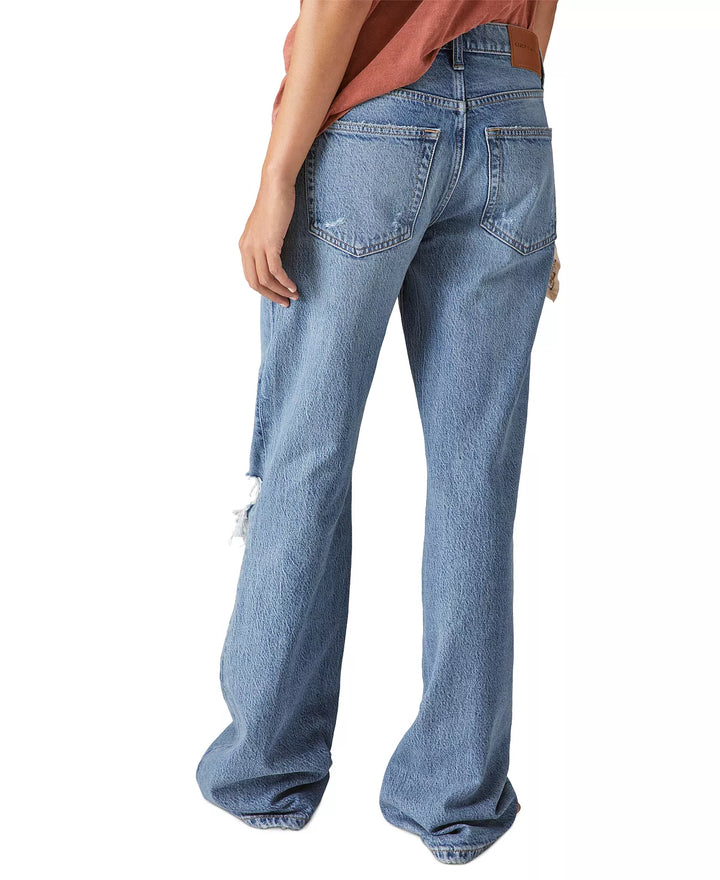 LUCKY BRAND Ripped Boyfriend Flare Jeans
