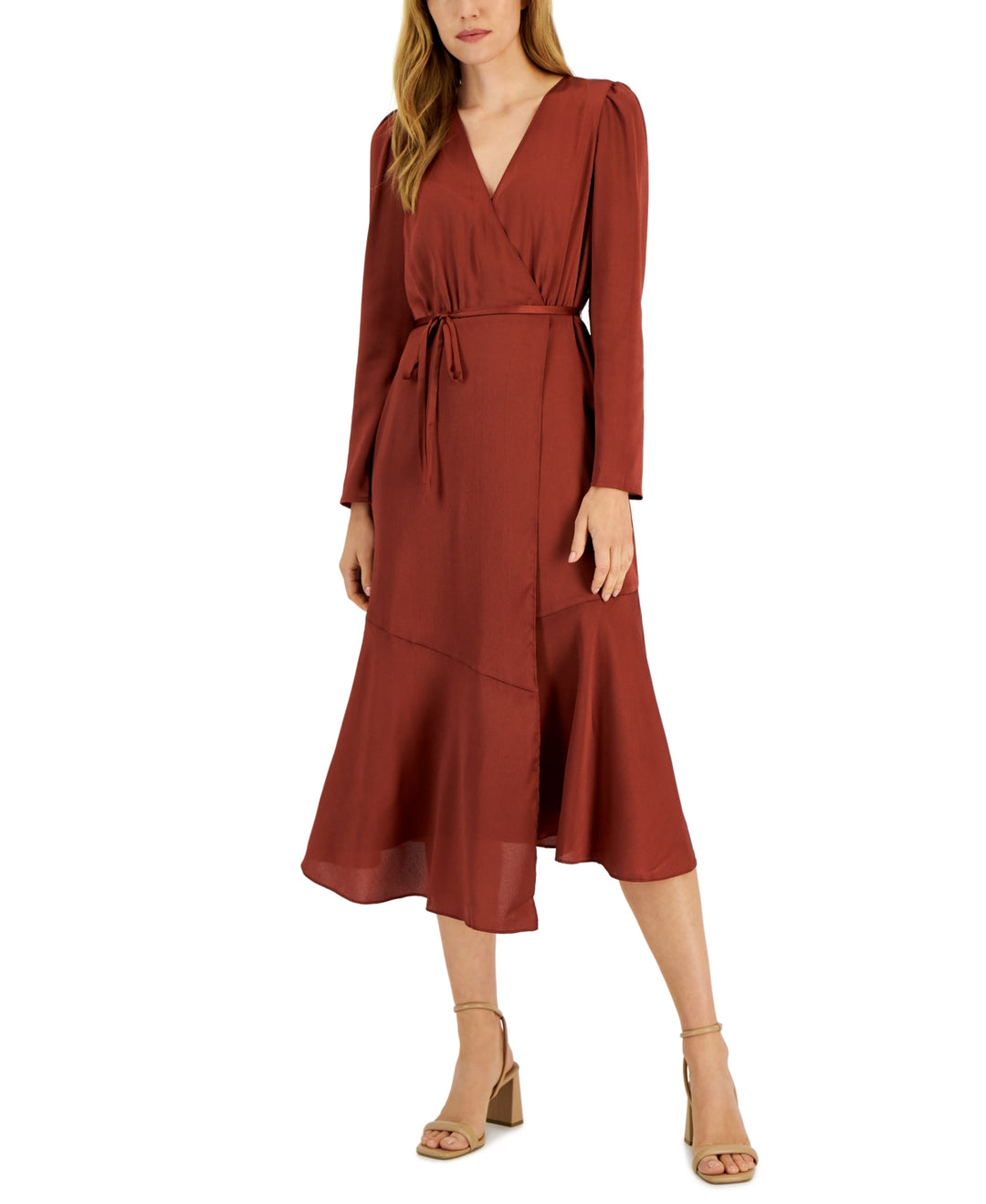 I.N.C. International Concepts V-Neck Faux Wrap Dress