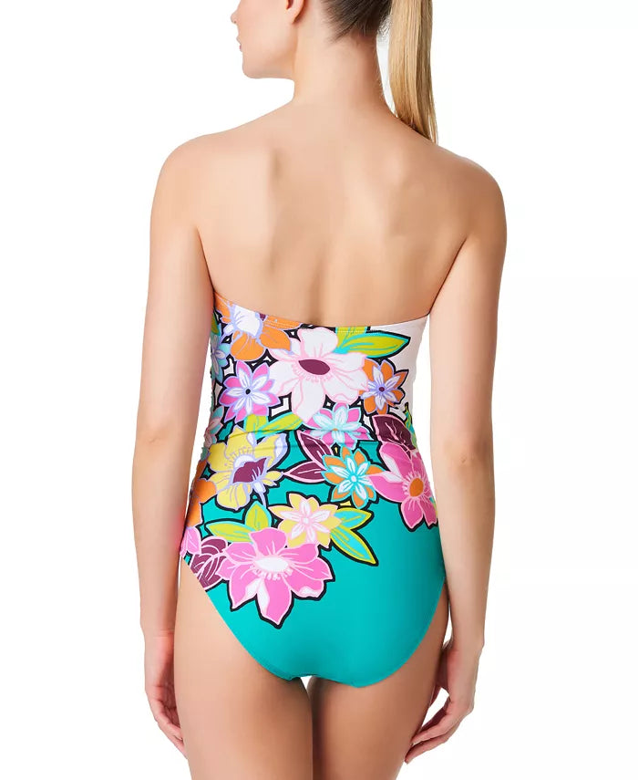 Bleu by Rod Beattie Color Crush Shirred One-Piece Swimsuit