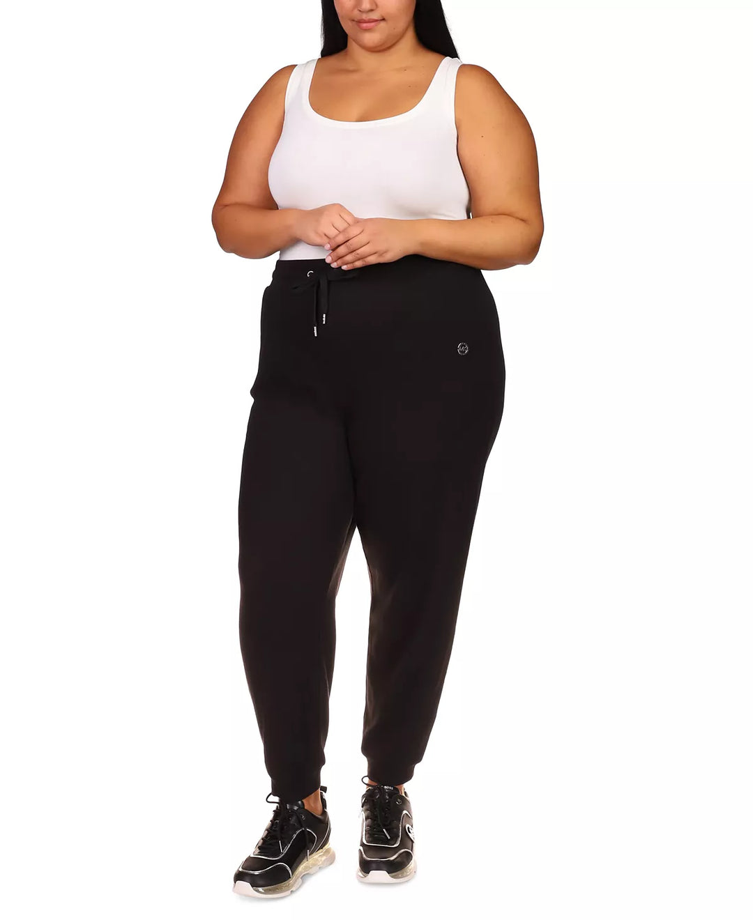 MICHAEL MICHAEL KORS Plus Size Waffle-Knit Jogger Pants