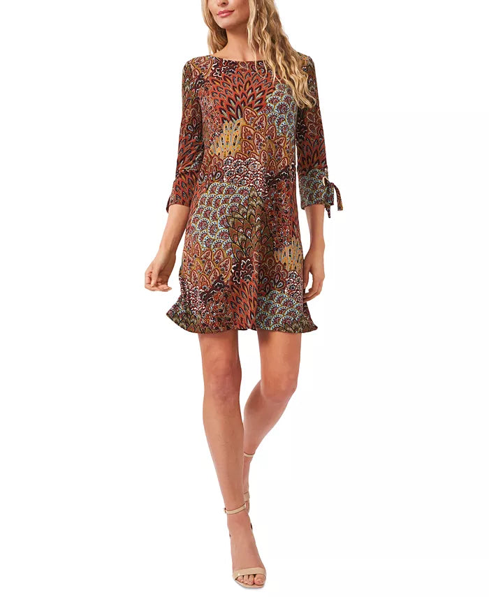 MSK Petite Printed Jersey Shift Dress