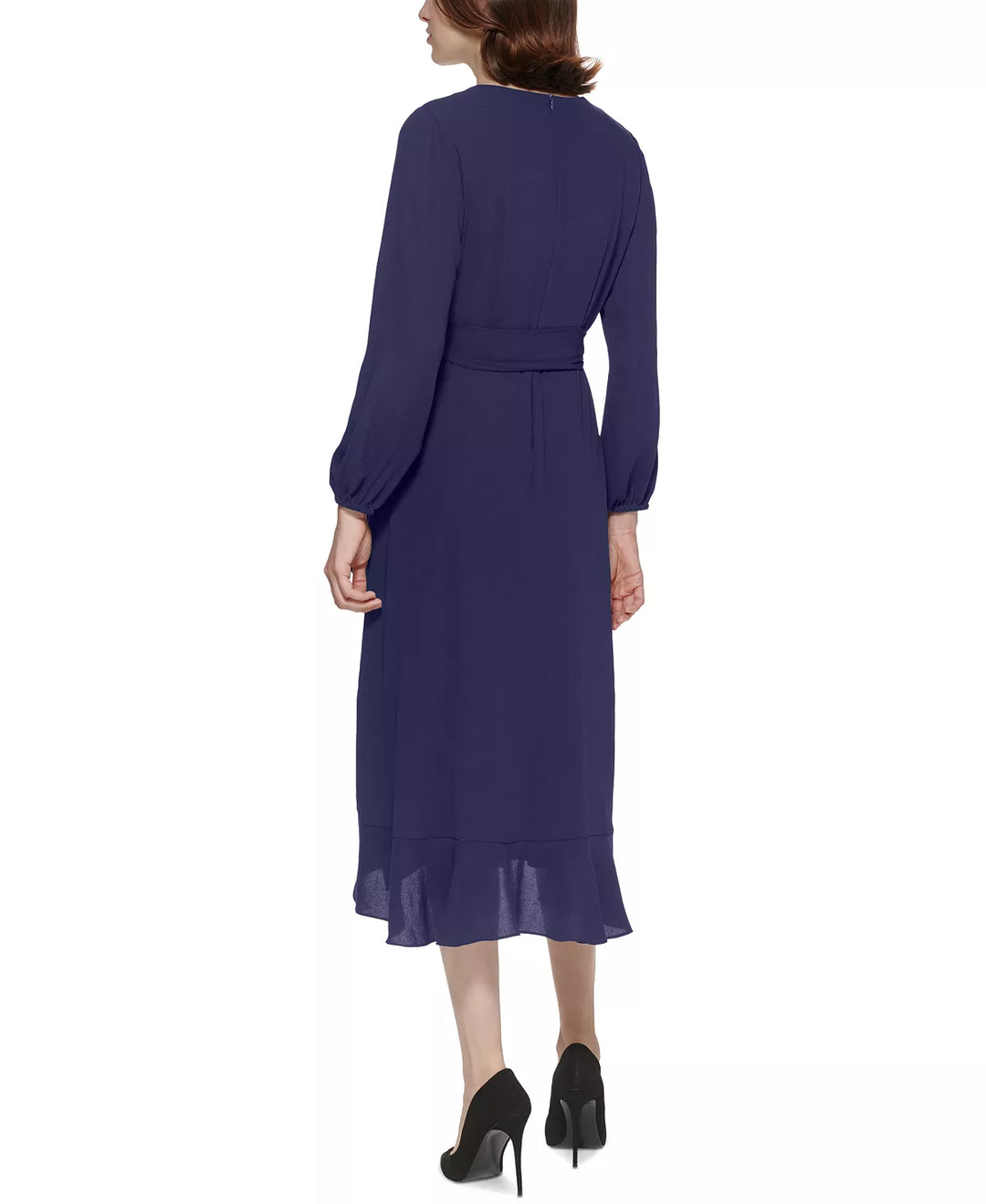 Jessica Howard Petite Ruffled High-Low Dress