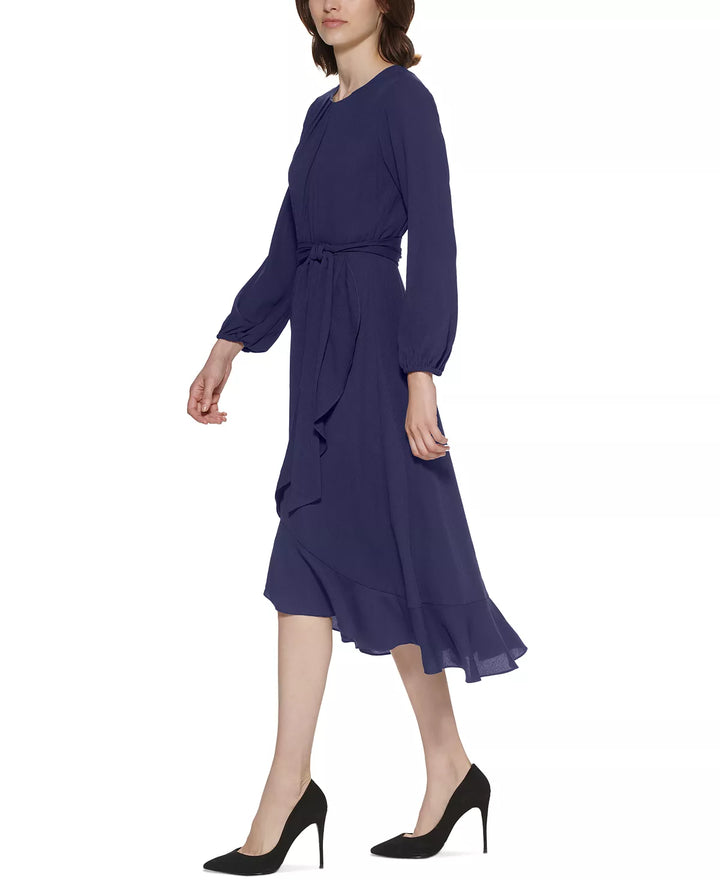 Jessica Howard Petite Ruffled High-Low Dress