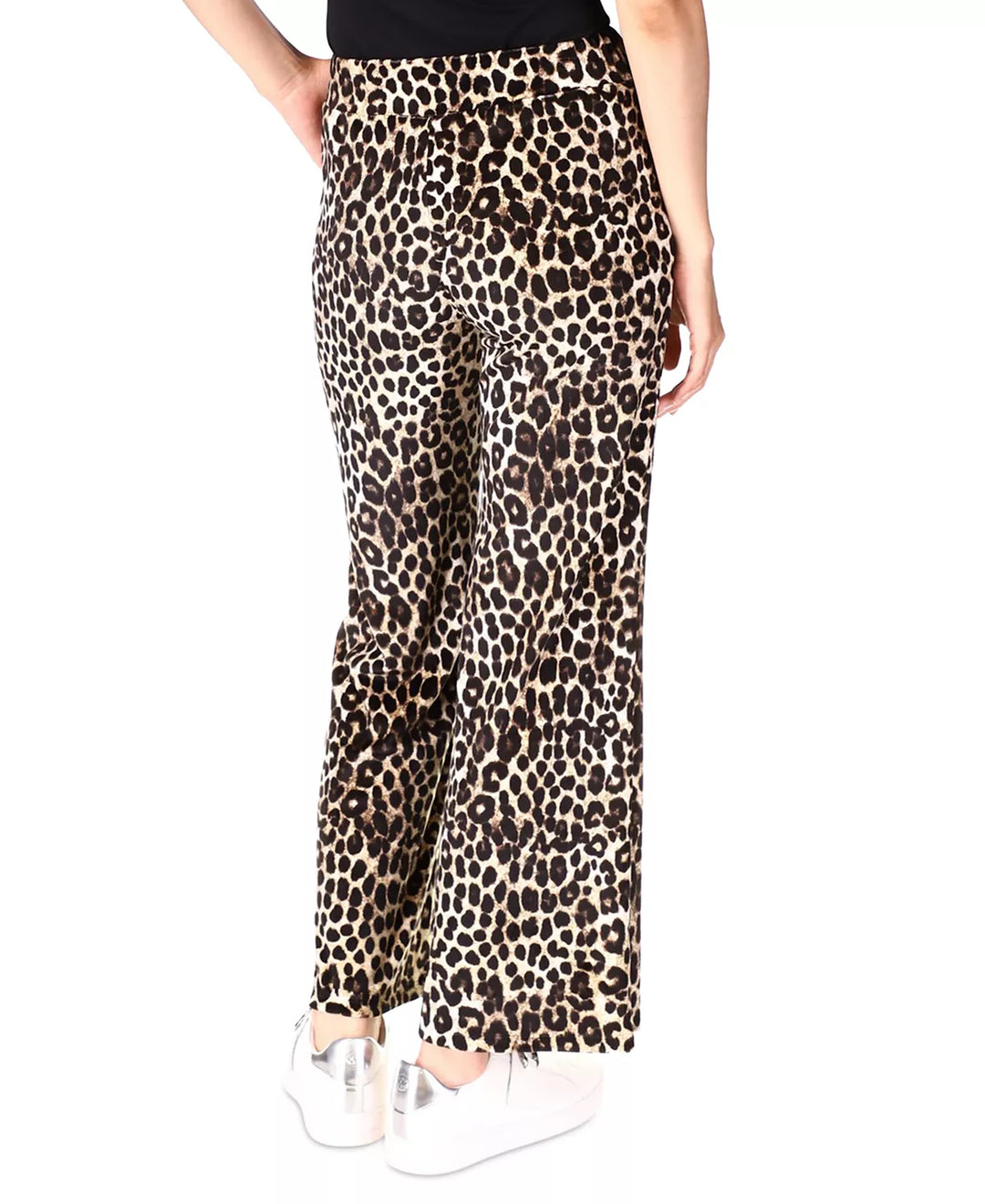 MICHAEL Michael Kors Women's Cheetah Flared Pull-On Pants