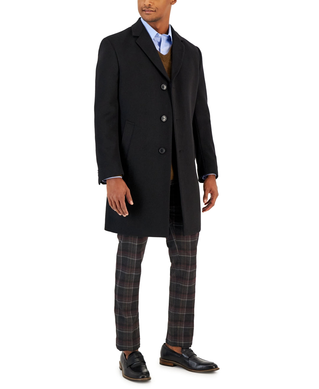 Nautica Men's Camber Wool Overcoat