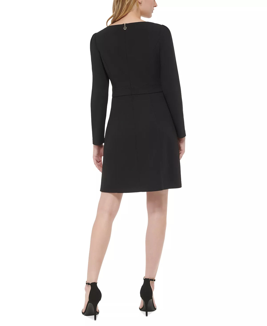 TOMMY HILFIGER Scoop-Neck Scuba Crepe Dress