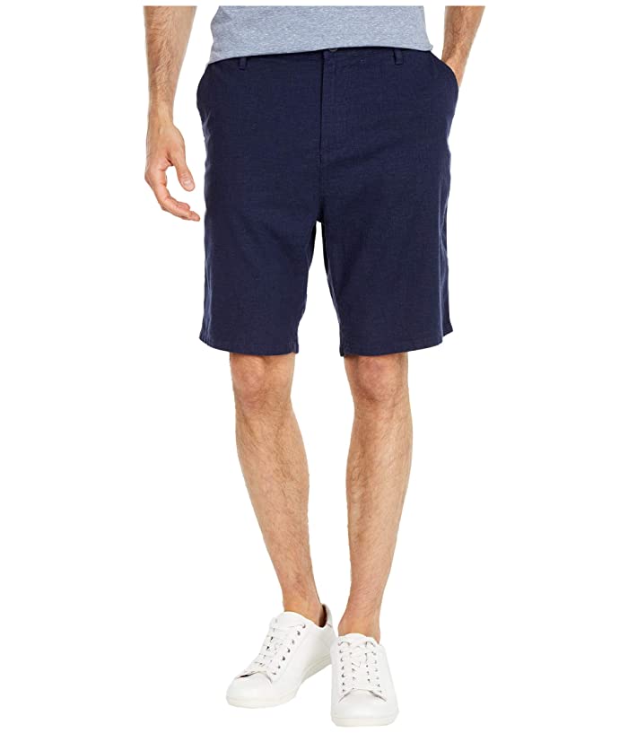 PAIGE Thompson Linen-Blend Slim Fit Shorts