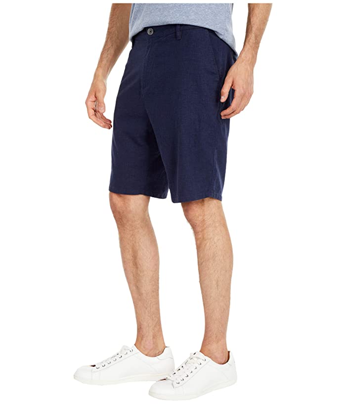 PAIGE Thompson Linen-Blend Slim Fit Shorts